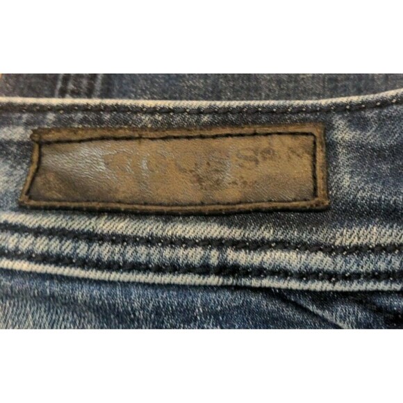 Vigoss Jeans Women's Roll Skinny Distressed Medium Wash Low Rise Blue 8/9 30x28 - Picture 12 of 12